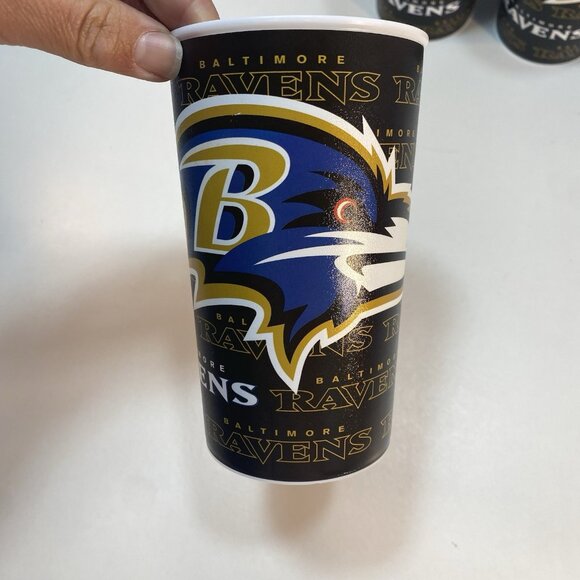 Baltimore Ravens‎ NFL Football Party Supplies Bowl Cups Pom Poms Sticks Picks - Picture 8 of 16